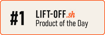 'LiftOff' No. 1 of the Day badge