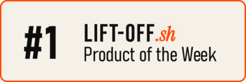'LiftOff' No. 1 of the Week badge