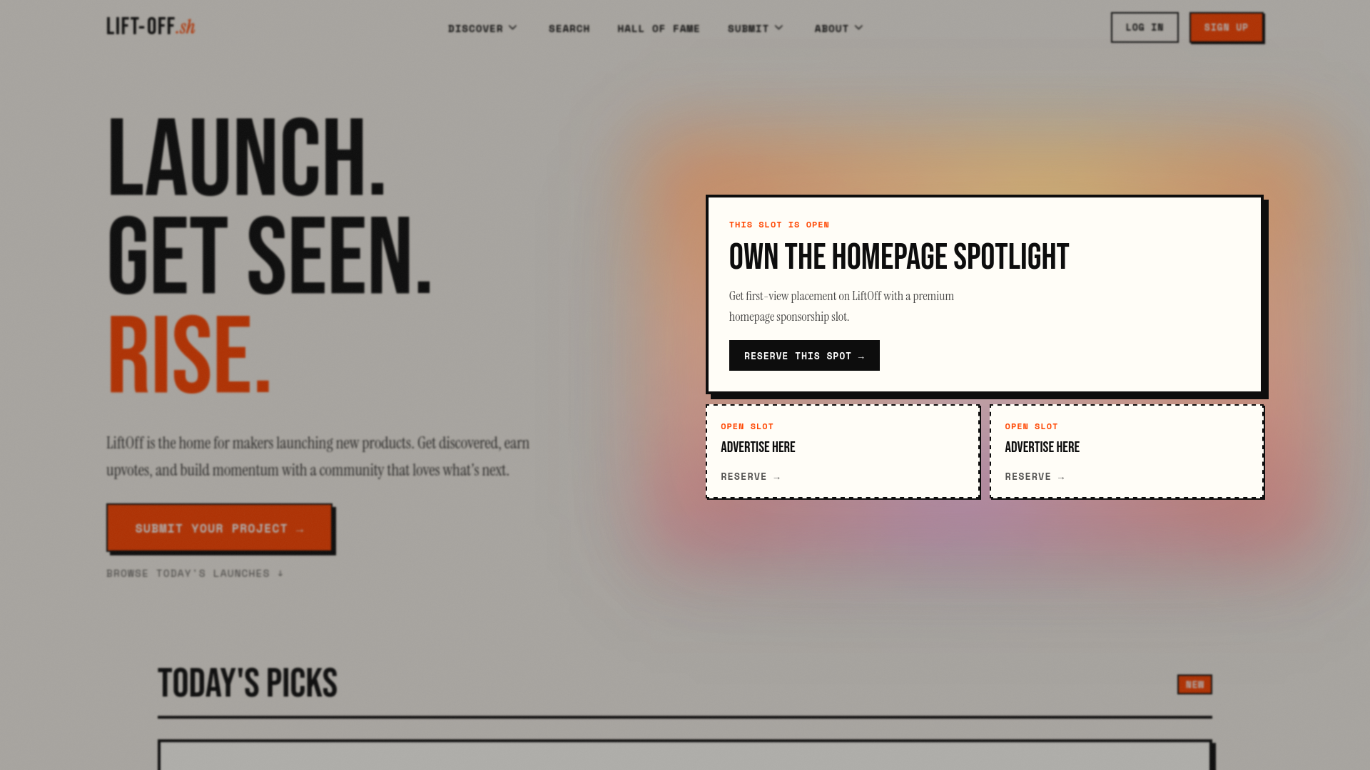 Home Page Spotlight placement preview